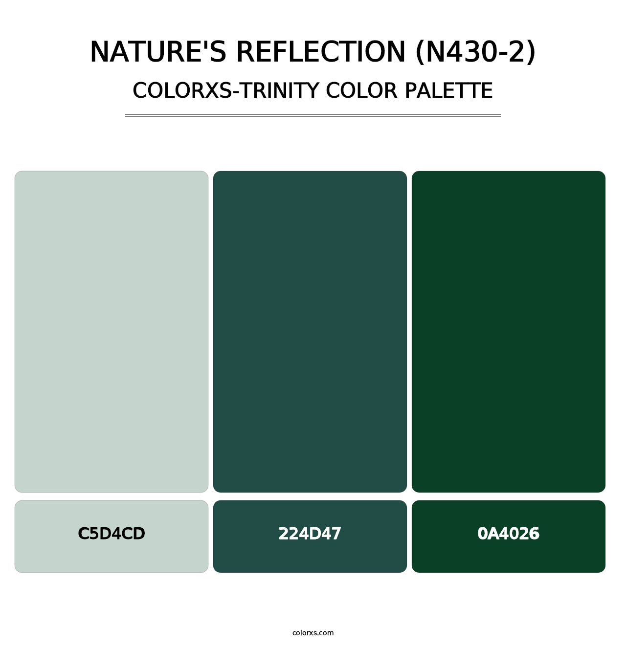Nature'S Reflection (N430-2) - Colorxs Trinity Palette