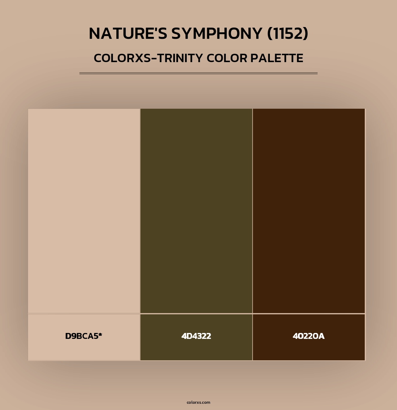 Nature's Symphony (1152) - Colorxs Trinity Palette