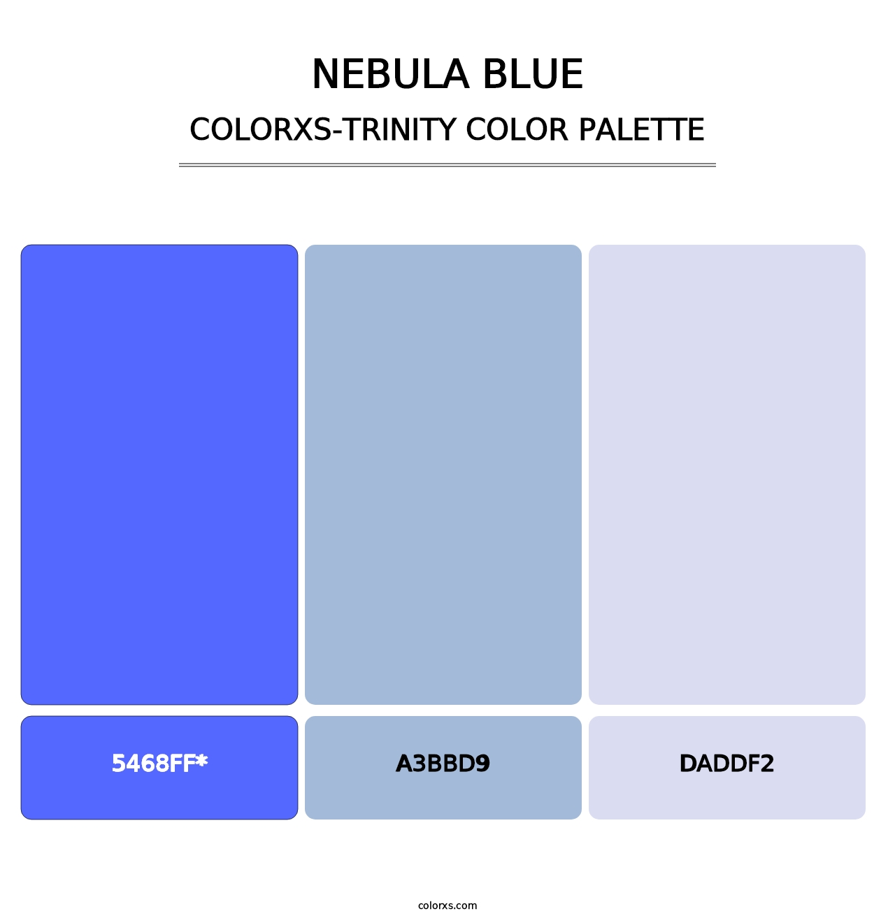 Nebula Blue - Colorxs Trinity Palette