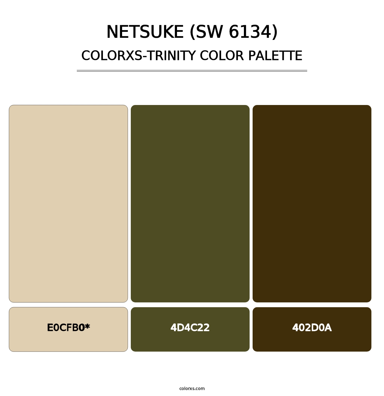 Netsuke (SW 6134) - Colorxs Trinity Palette