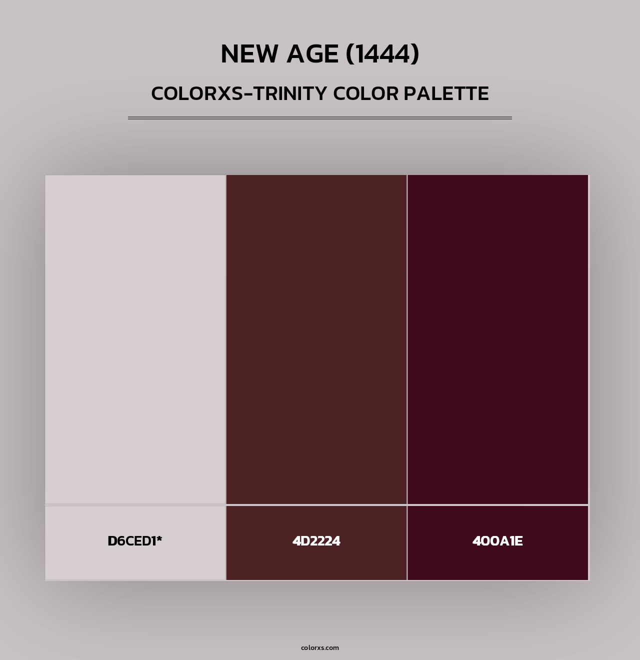 New Age (1444) - Colorxs Trinity Palette