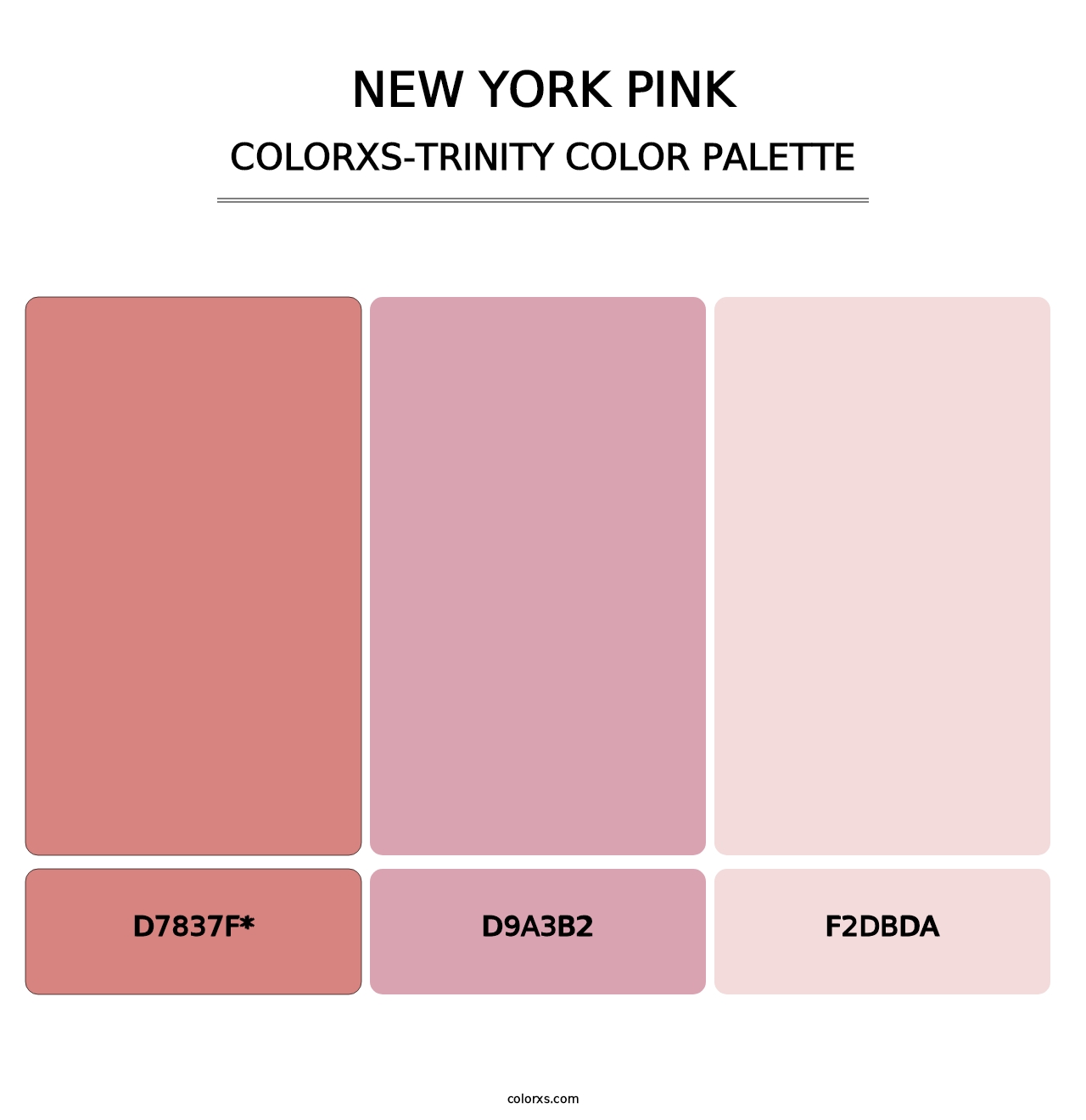 New York Pink - Colorxs Trinity Palette
