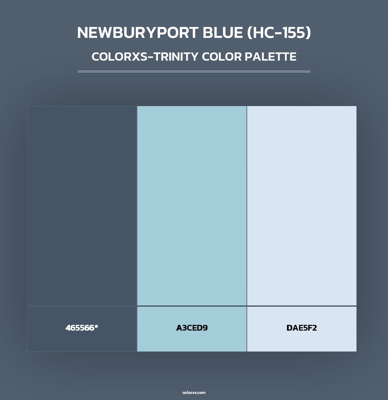 Newburyport Blue (HC-155) - Colorxs Trinity Palette