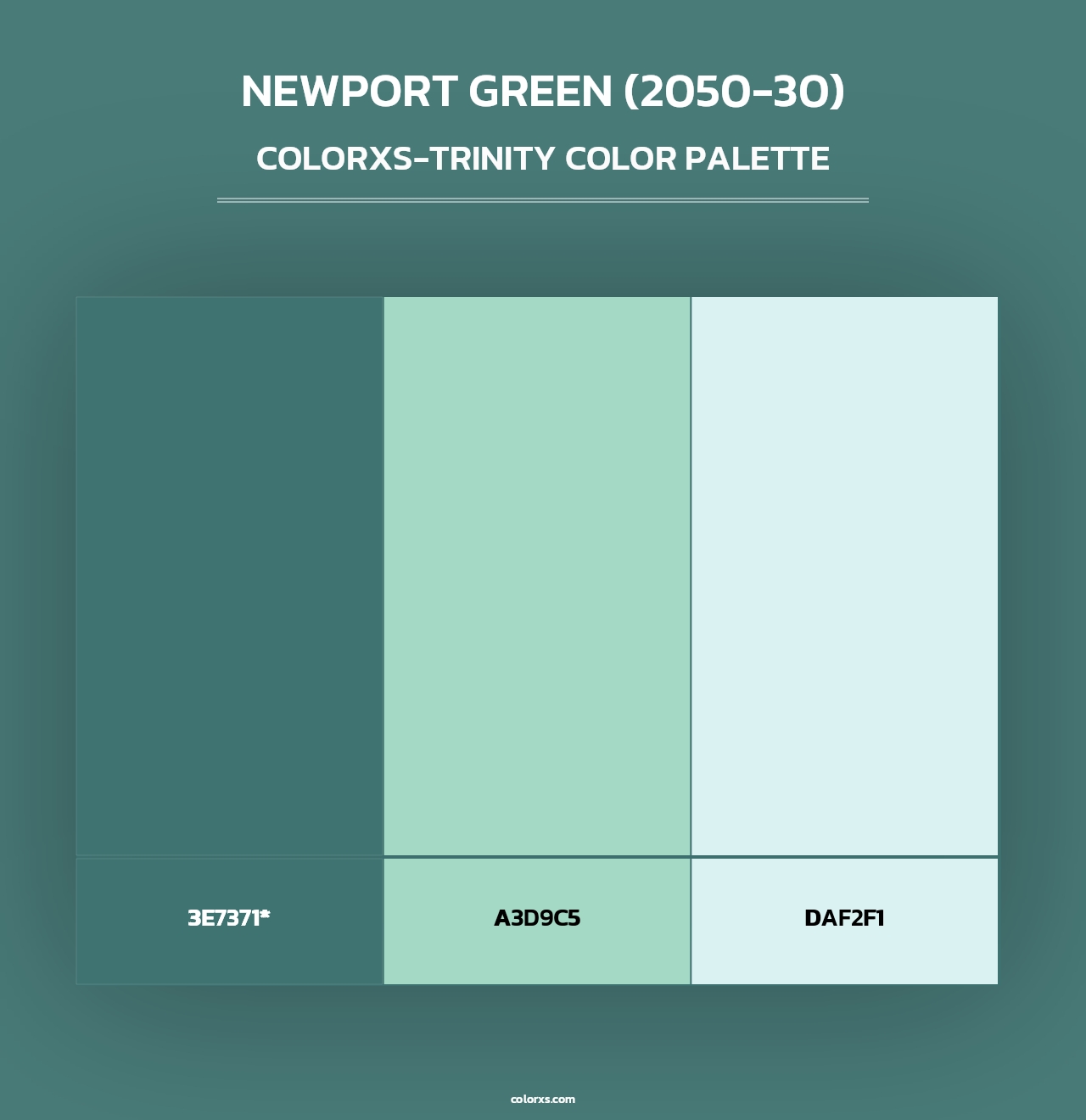 Newport Green (2050-30) - Colorxs Trinity Palette