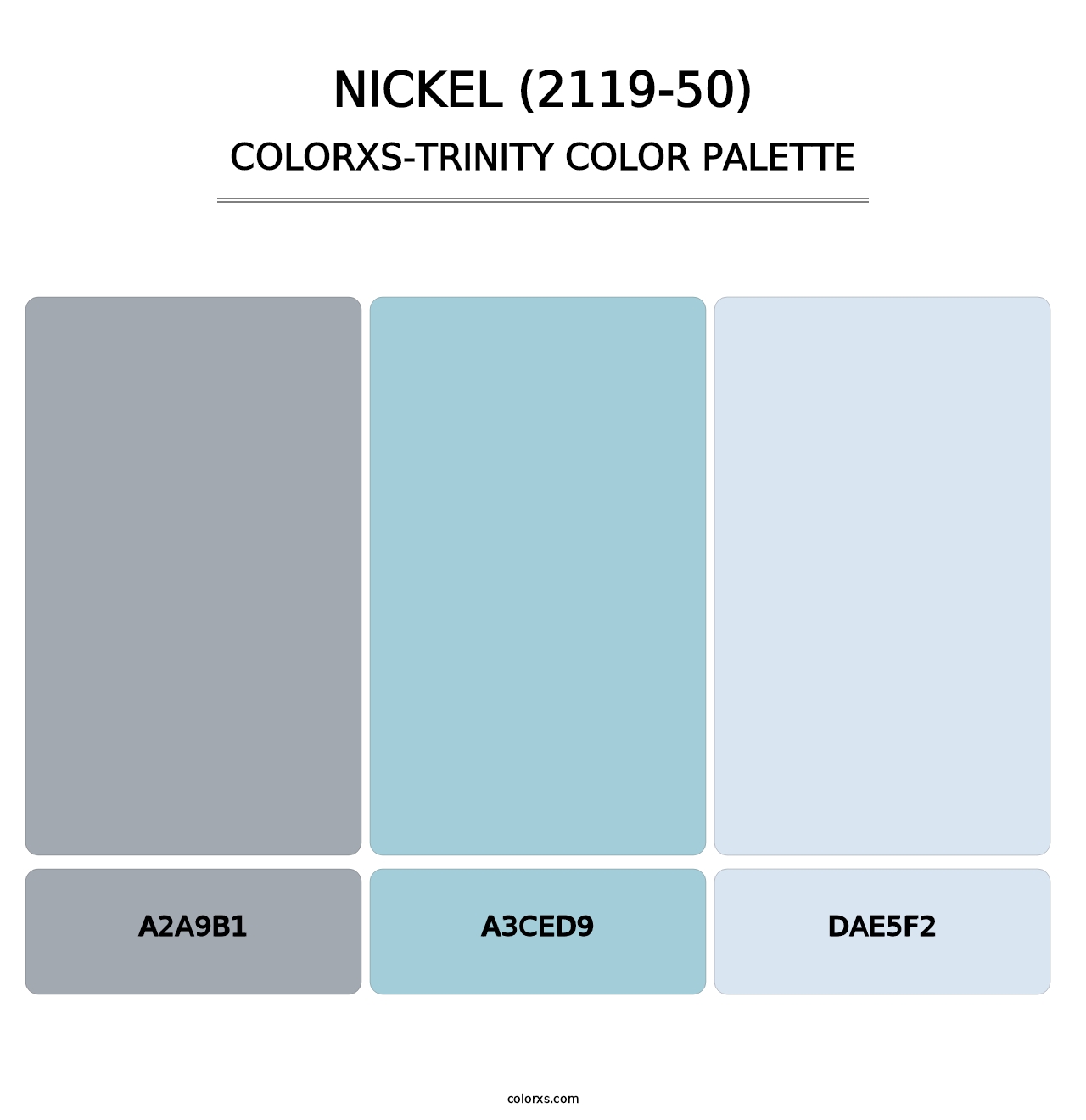 Nickel (2119-50) - Colorxs Trinity Palette