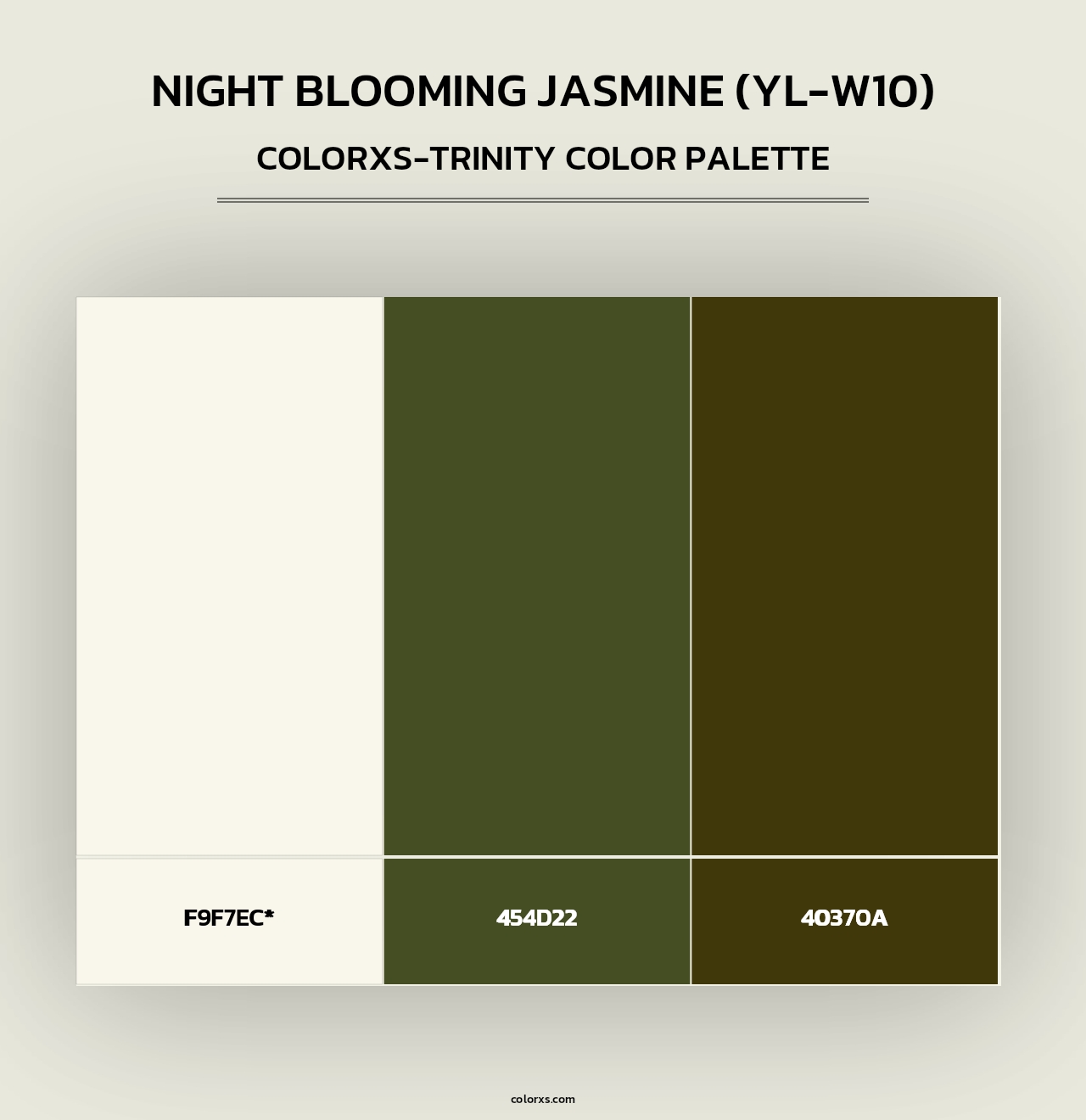 Night Blooming Jasmine (YL-W10) - Colorxs Trinity Palette