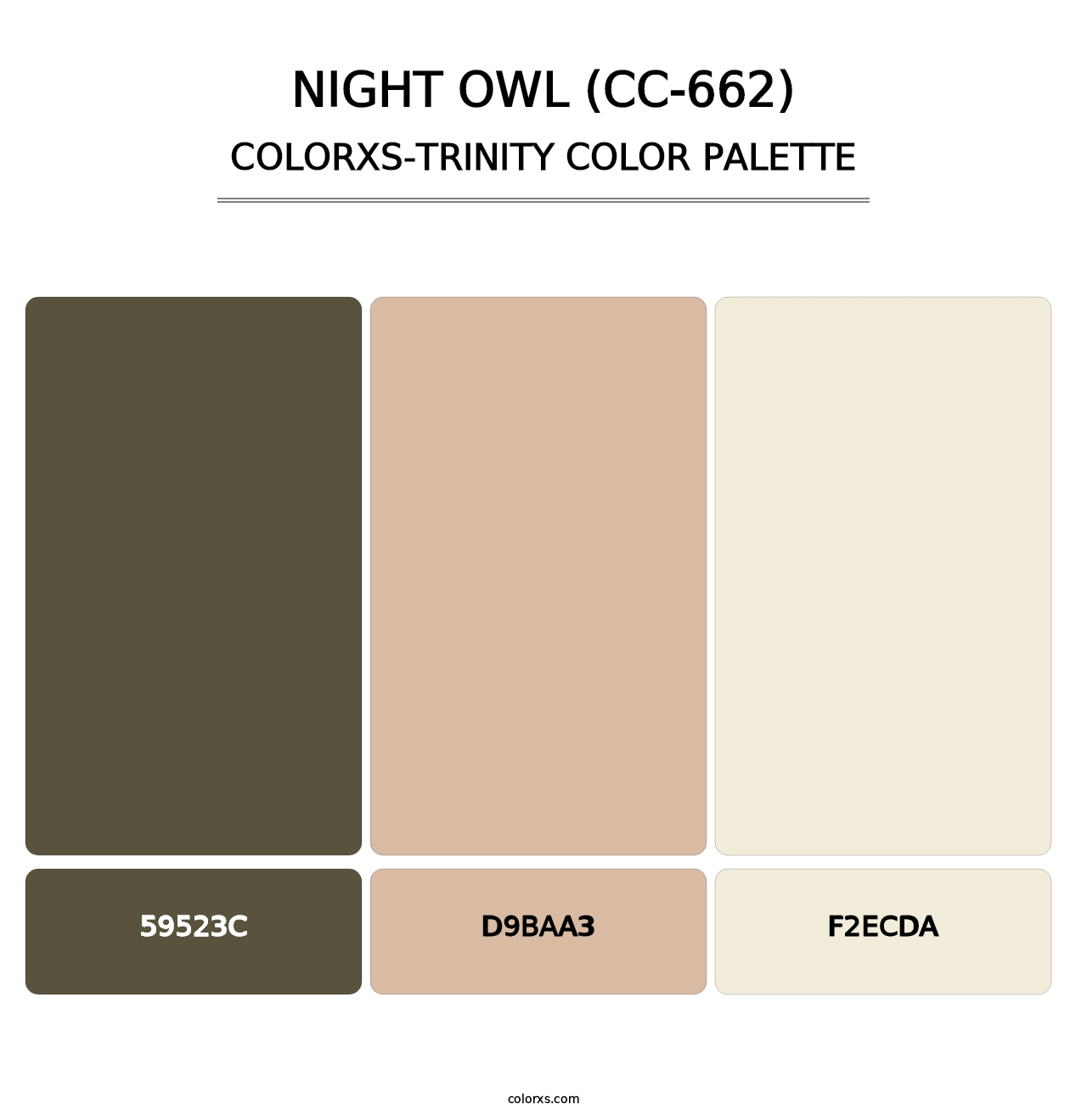 Night Owl (CC-662) - Colorxs Trinity Palette