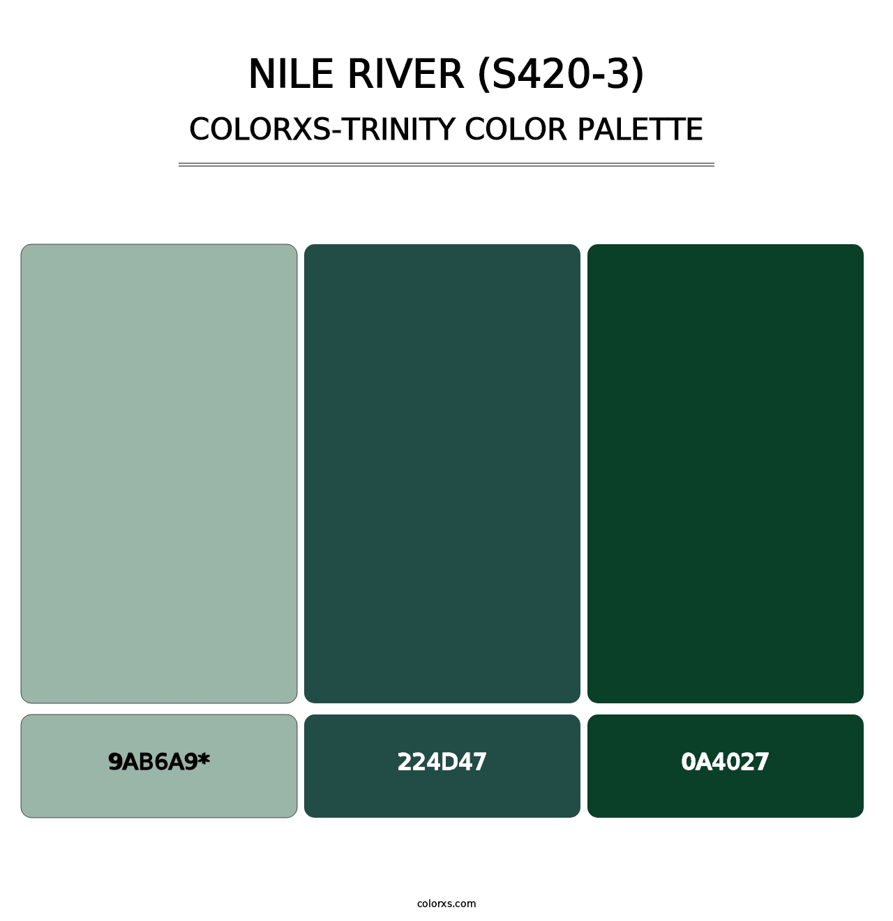 Nile River (S420-3) - Colorxs Trinity Palette
