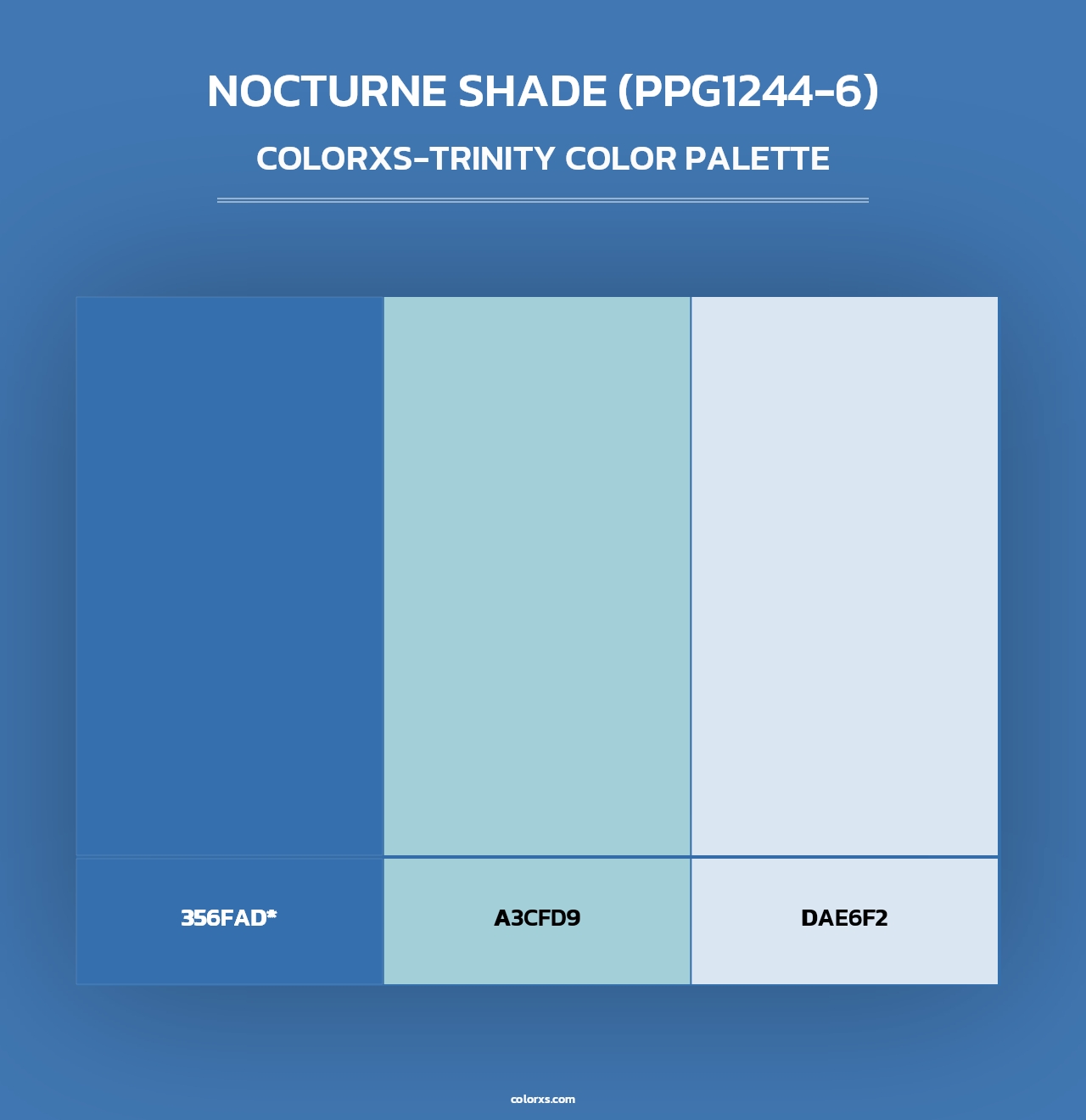 Nocturne Shade (PPG1244-6) - Colorxs Trinity Palette