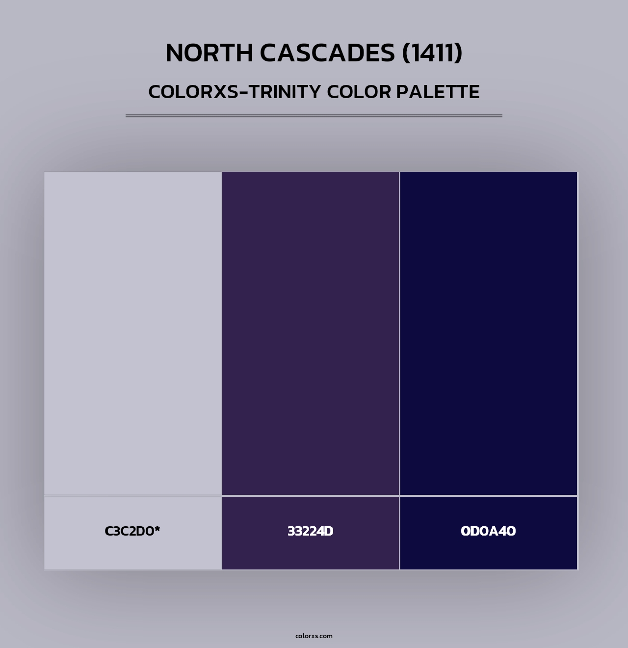 North Cascades (1411) - Colorxs Trinity Palette
