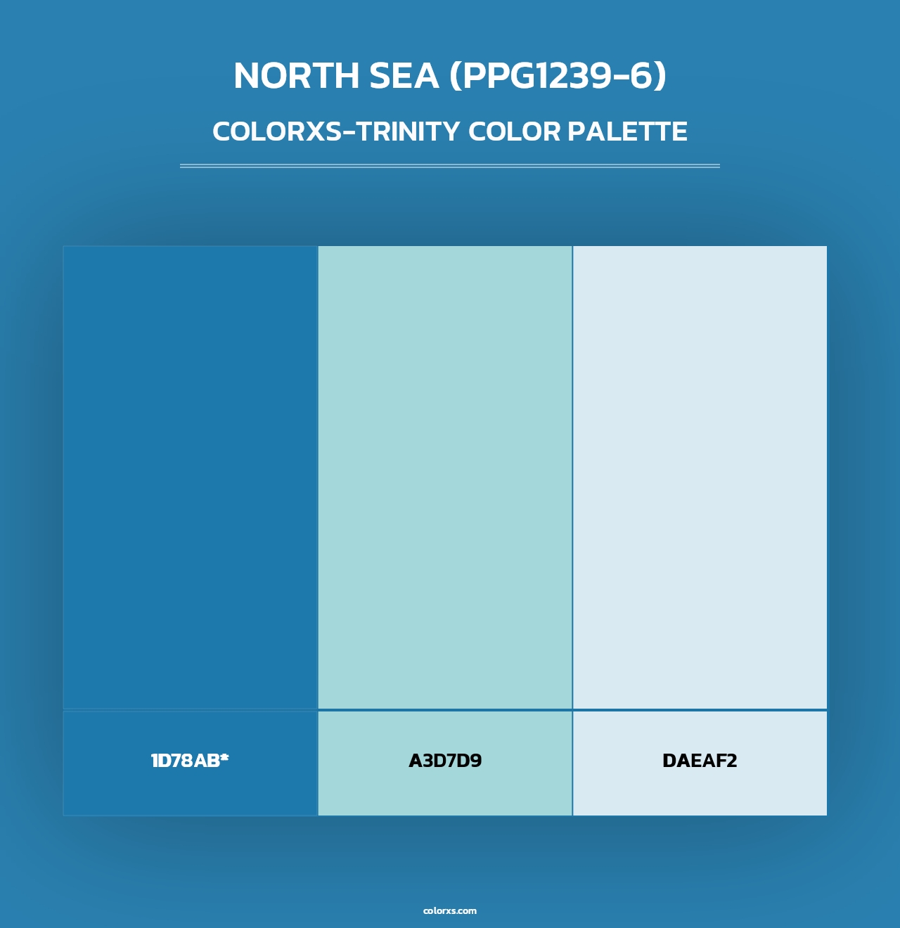 North Sea (PPG1239-6) - Colorxs Trinity Palette