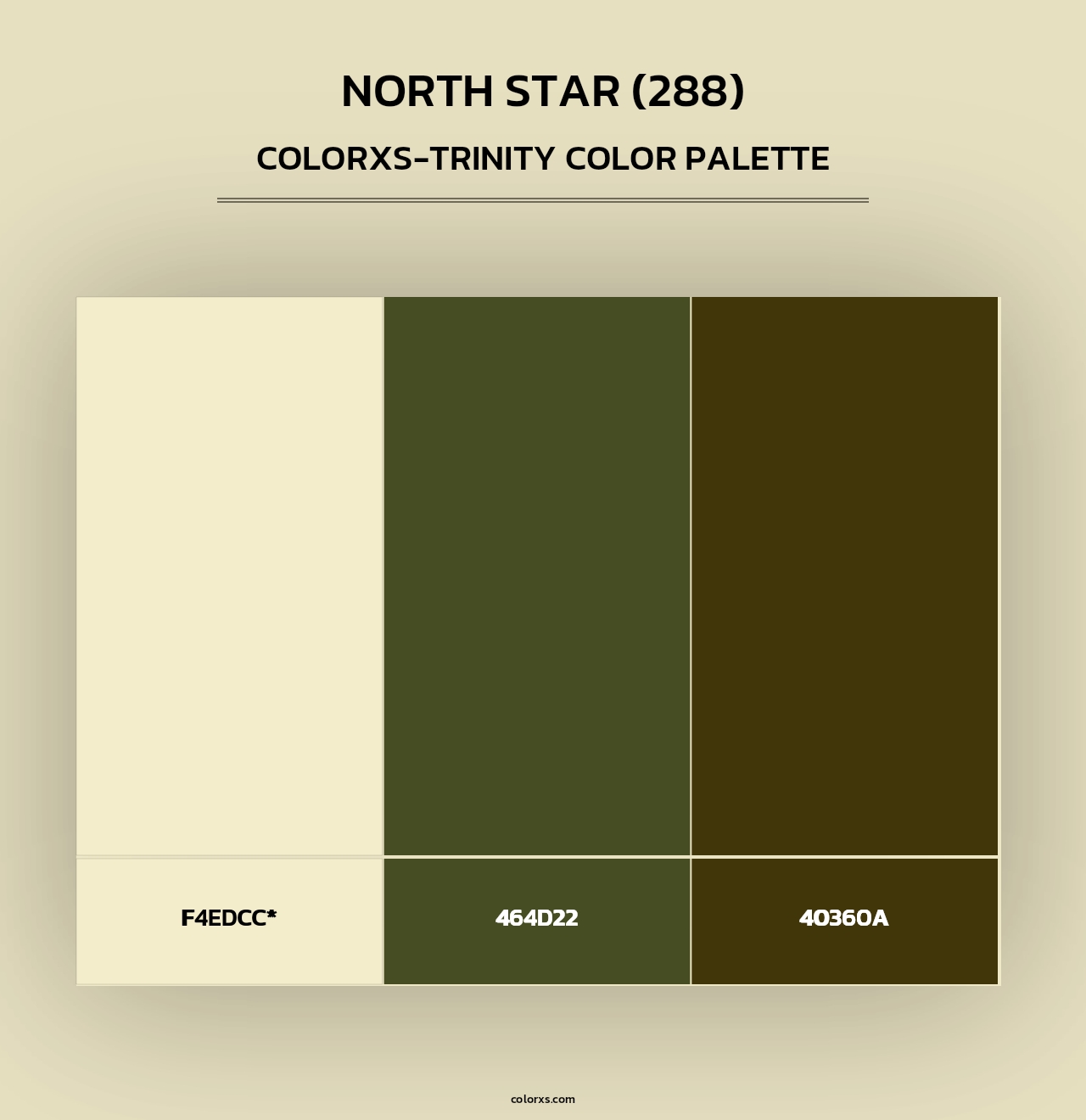North Star (288) - Colorxs Trinity Palette