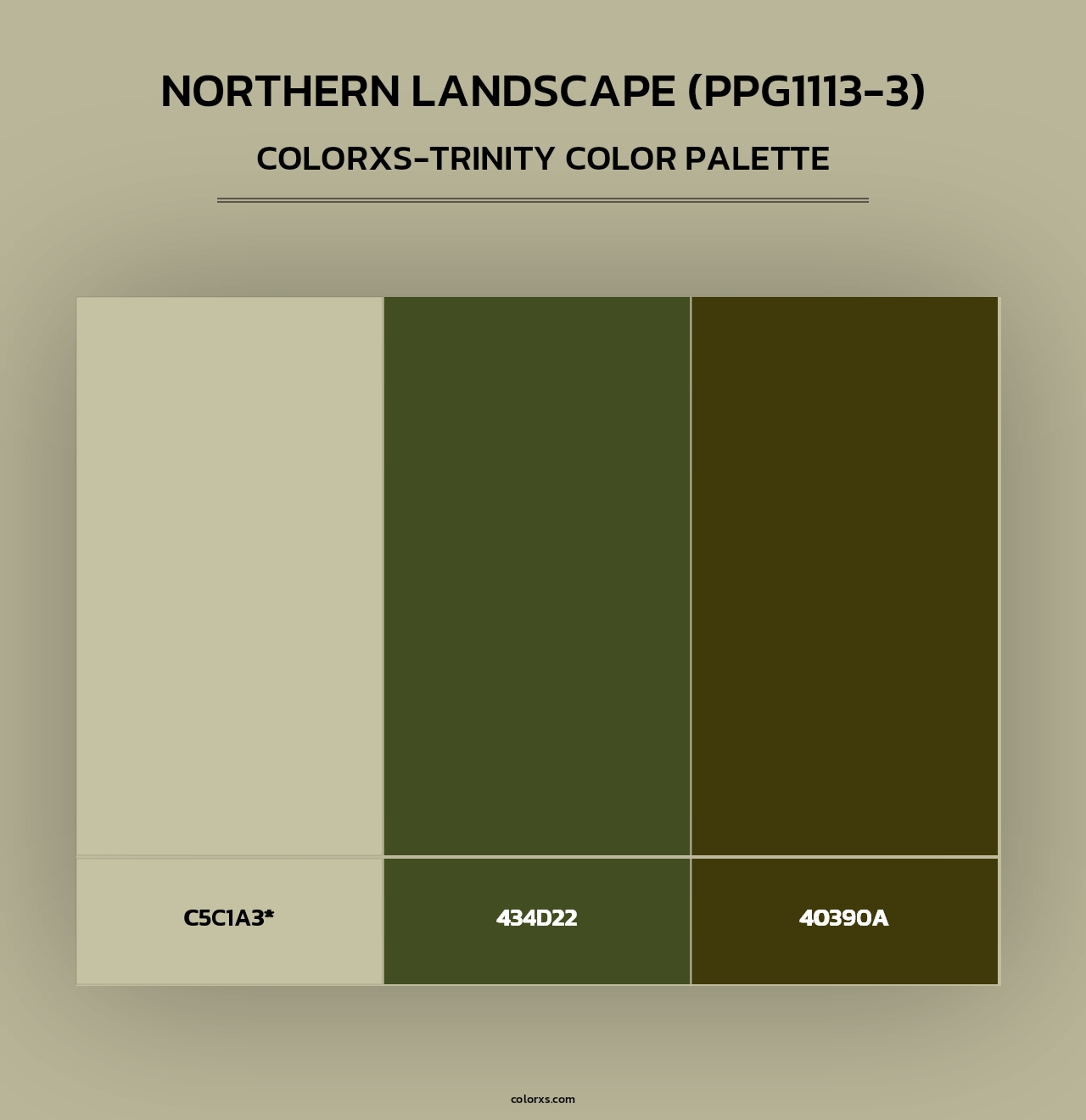 Northern Landscape (PPG1113-3) - Colorxs Trinity Palette