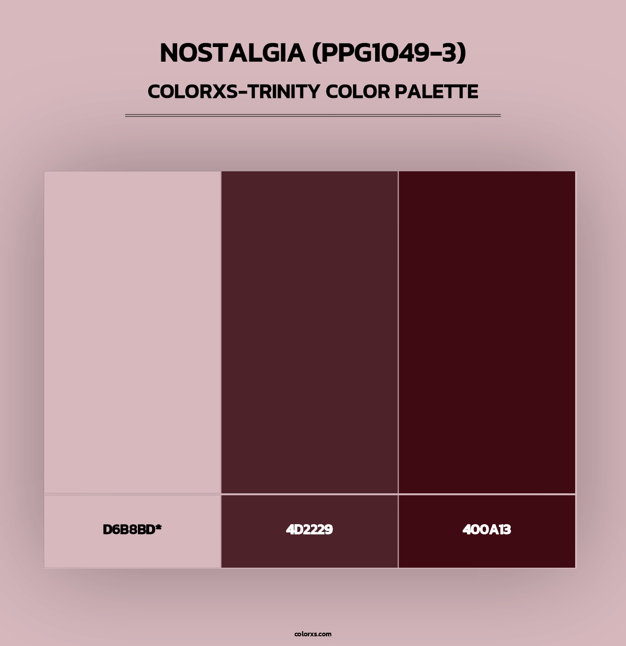 Nostalgia (PPG1049-3) - Colorxs Trinity Palette