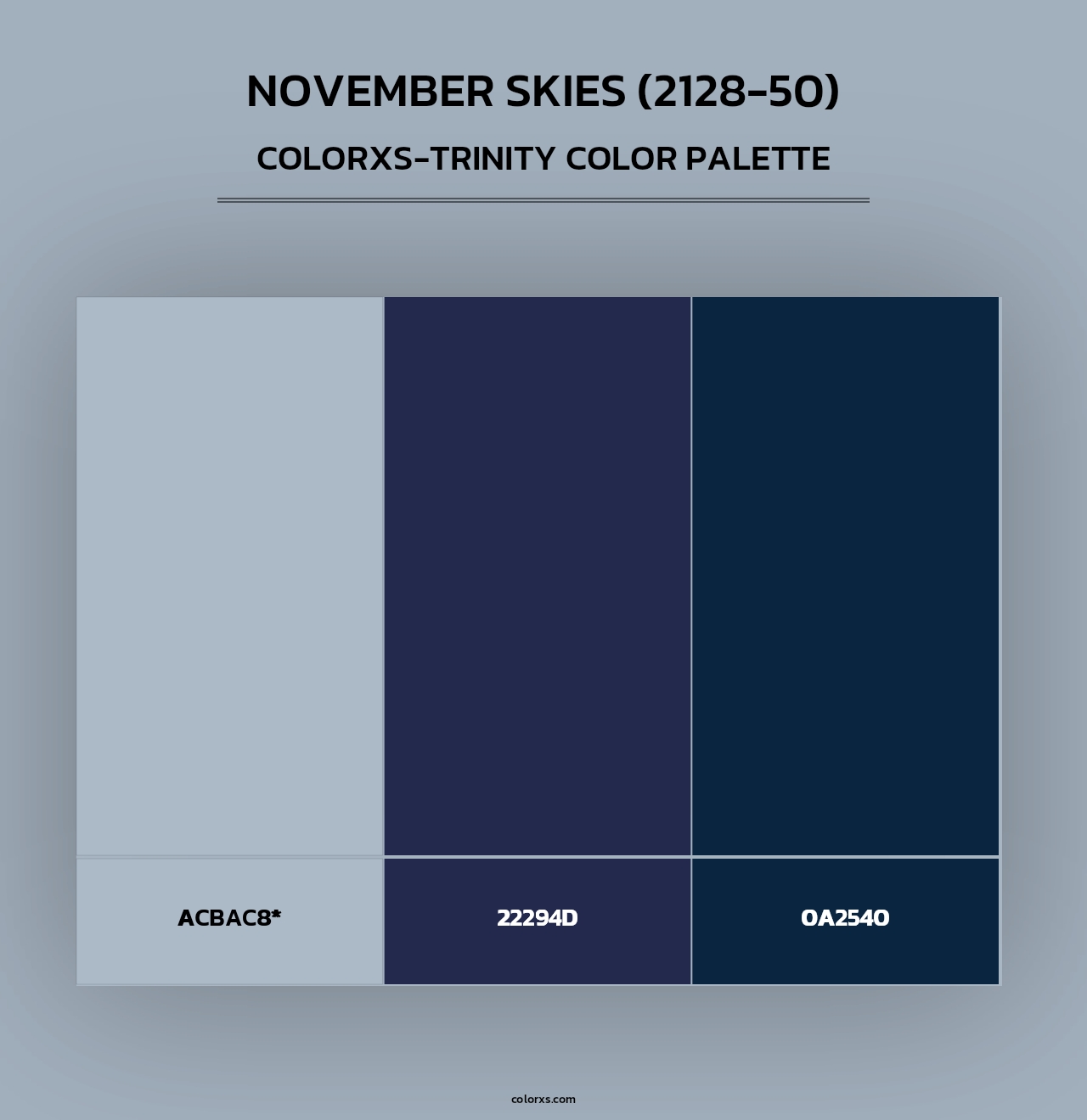 November Skies (2128-50) - Colorxs Trinity Palette
