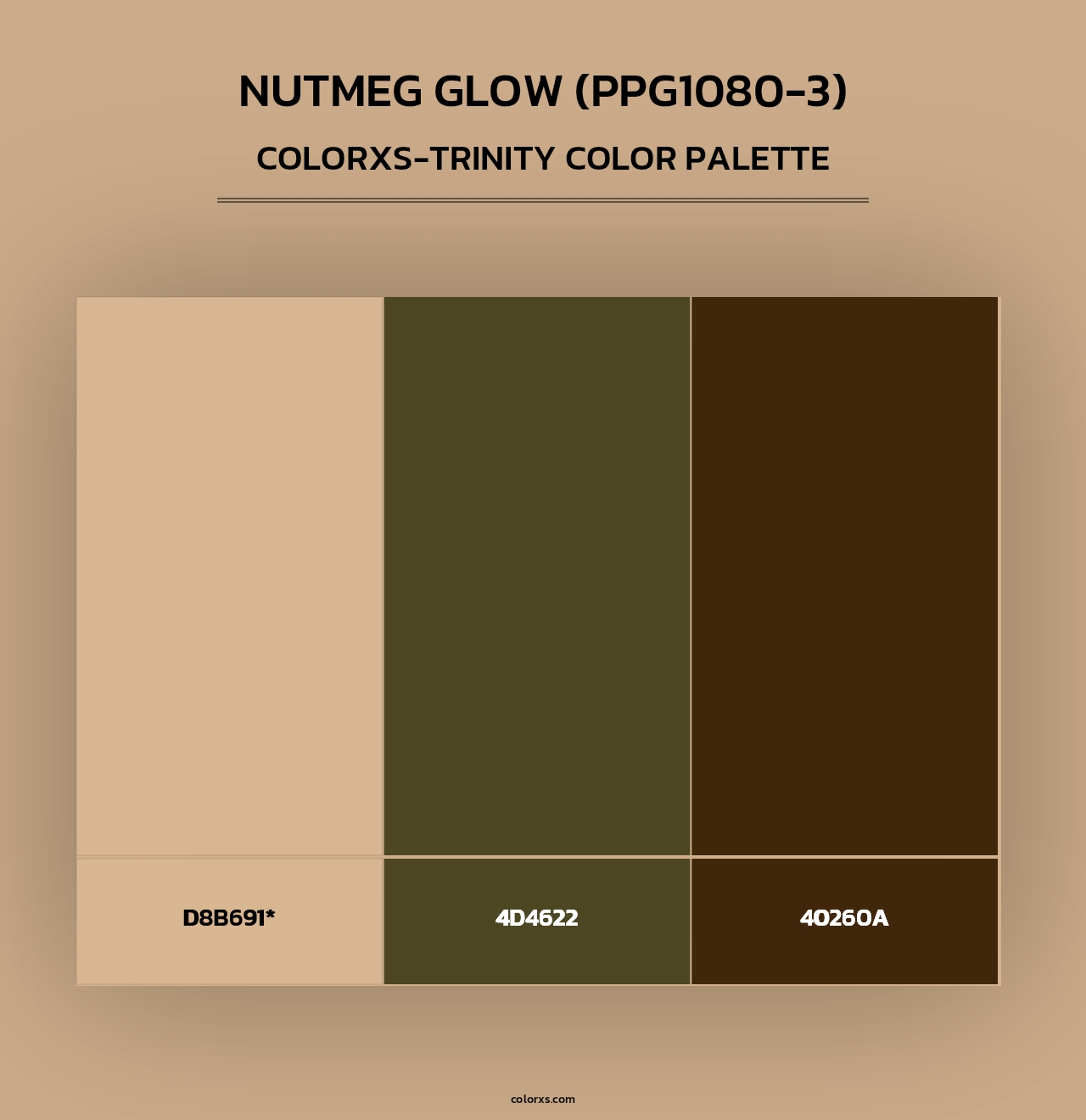 Nutmeg Glow (PPG1080-3) - Colorxs Trinity Palette