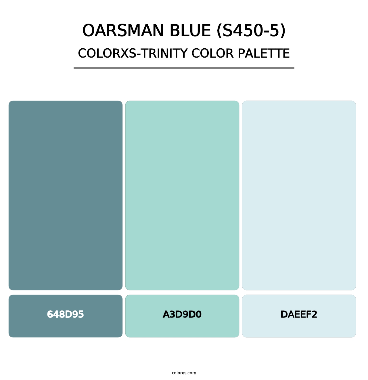 Oarsman Blue (S450-5) - Colorxs Trinity Palette