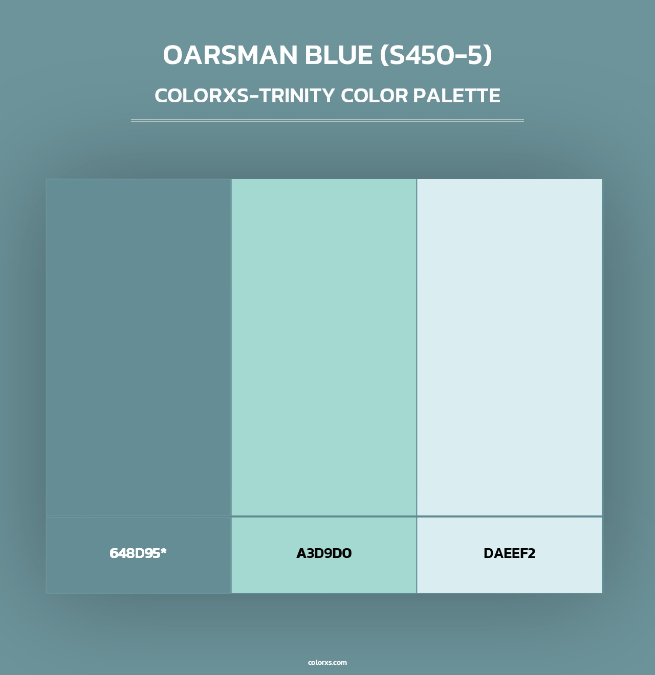 Oarsman Blue (S450-5) - Colorxs Trinity Palette