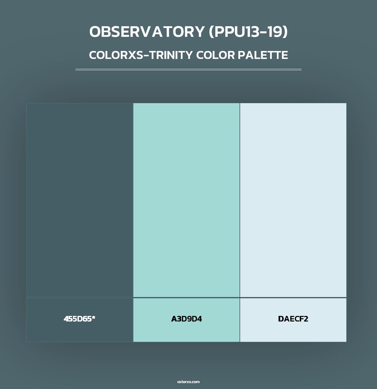 Observatory (PPU13-19) - Colorxs Trinity Palette