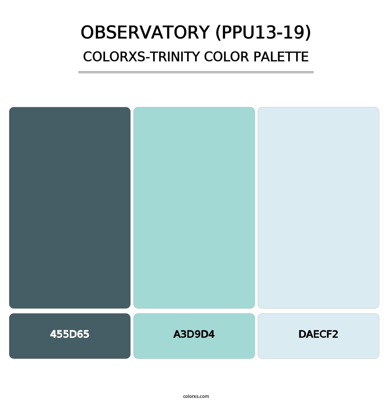Observatory (PPU13-19) - Colorxs Trinity Palette