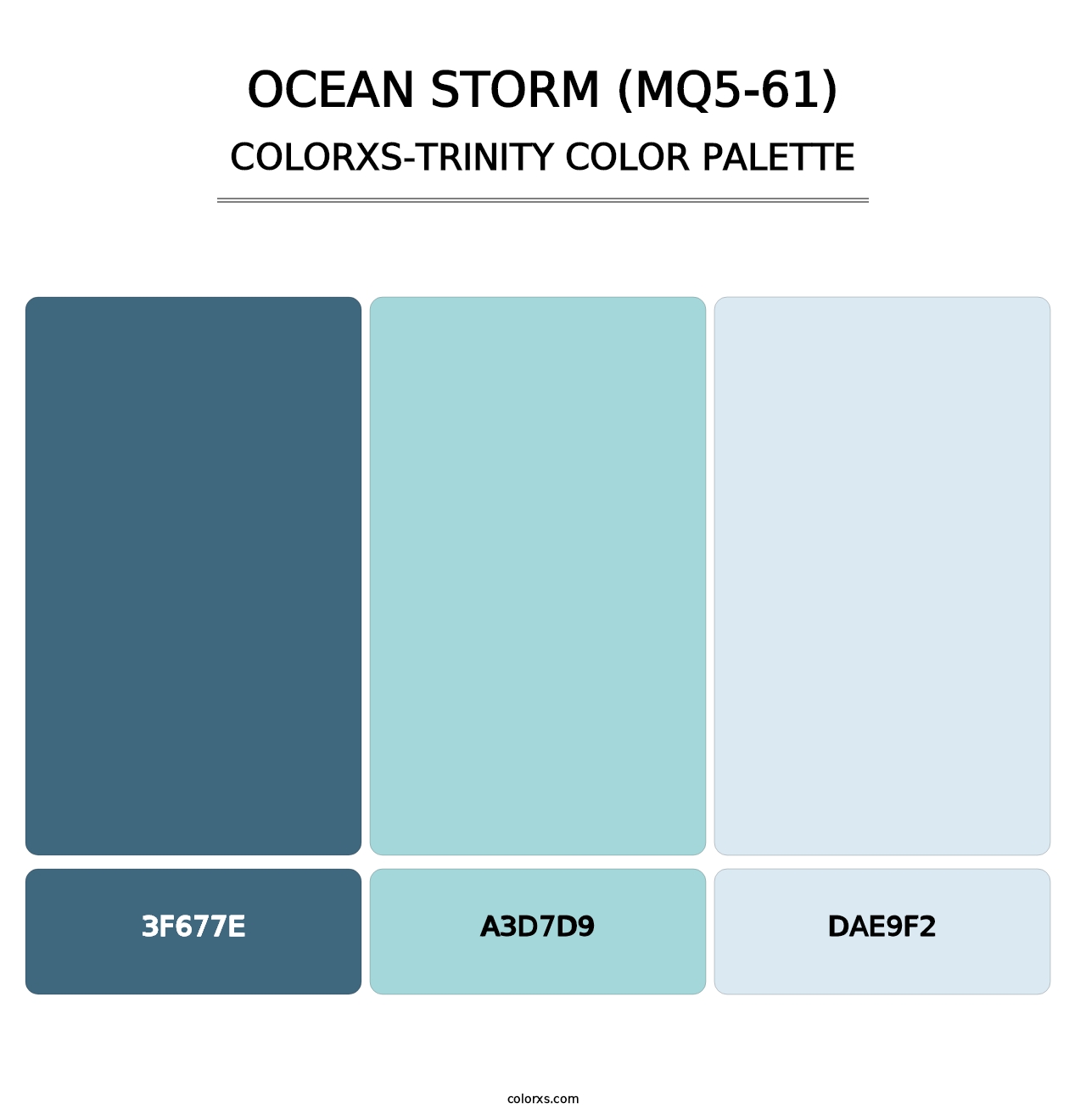 Ocean Storm (MQ5-61) - Colorxs Trinity Palette