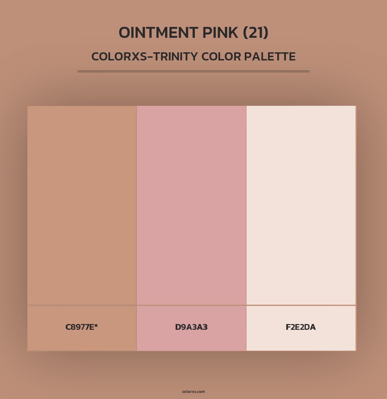 Ointment Pink (21) - Colorxs Trinity Palette