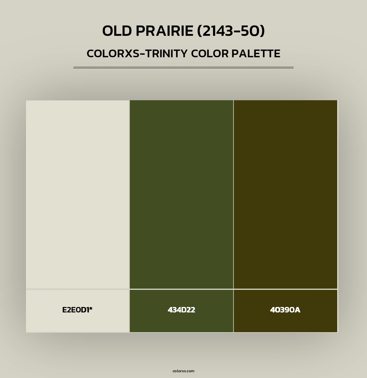 Old Prairie (2143-50) - Colorxs Trinity Palette