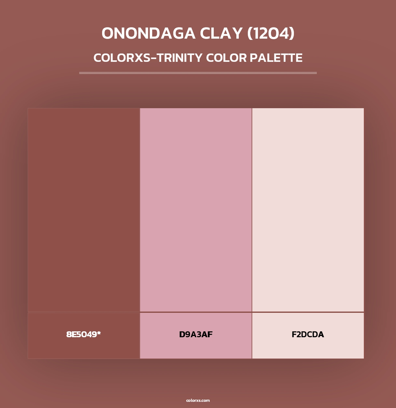 Onondaga Clay (1204) - Colorxs Trinity Palette