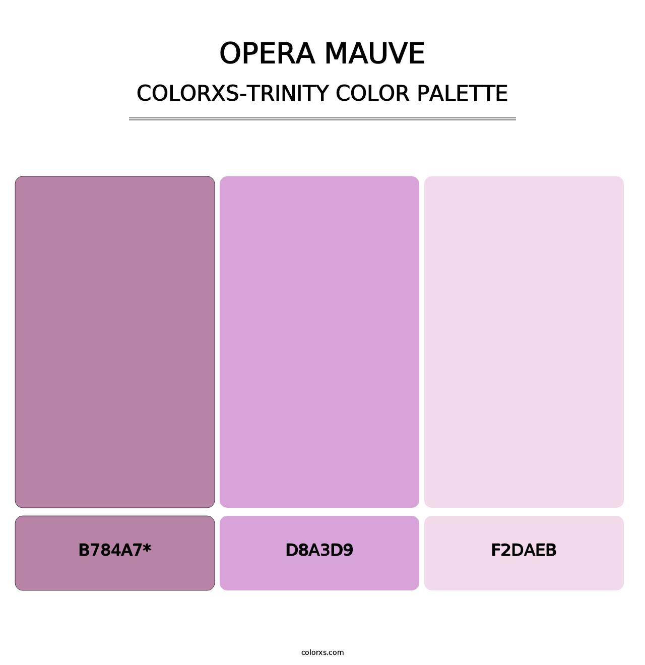 Opera Mauve - Colorxs Trinity Palette