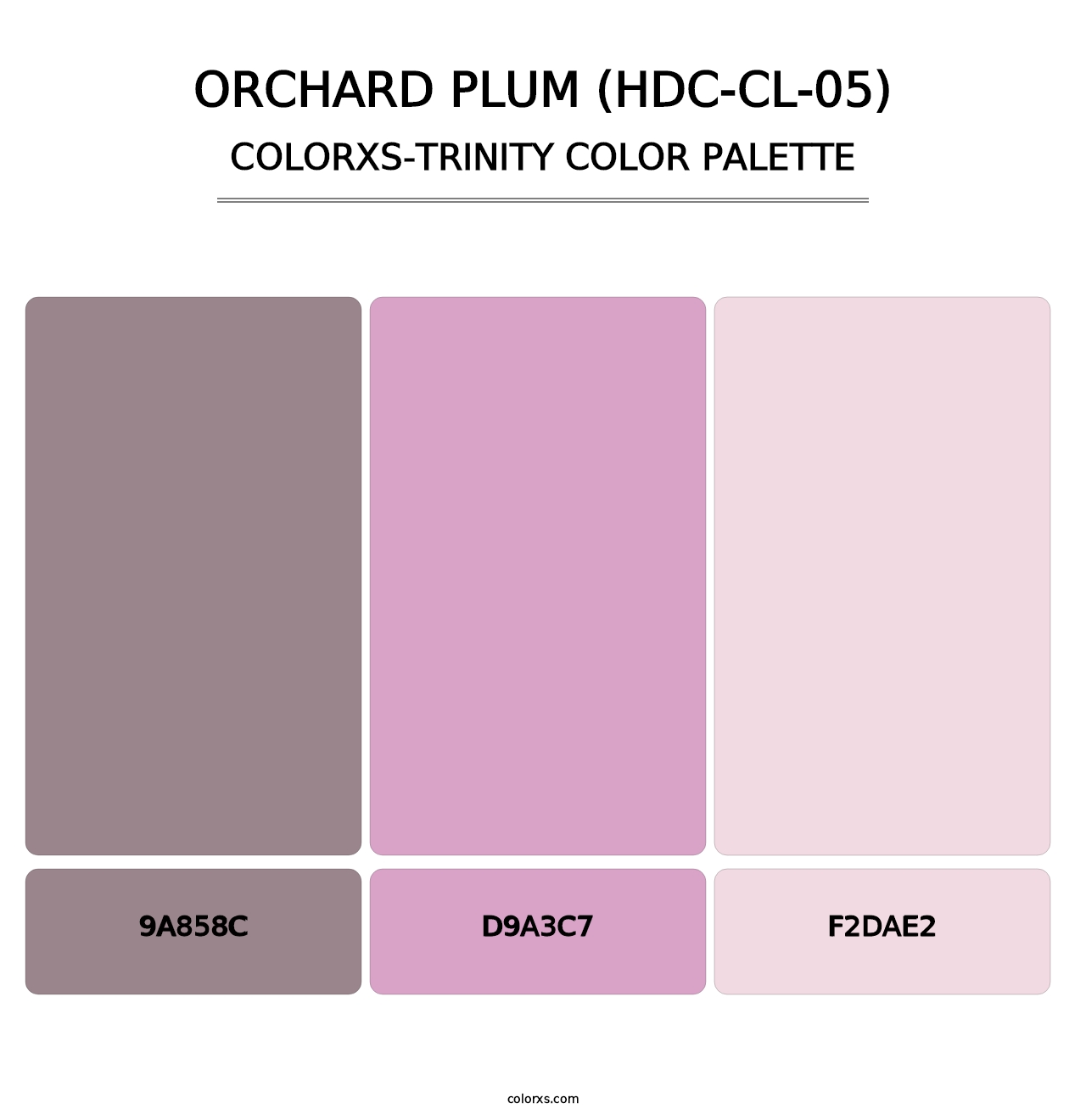Orchard Plum (HDC-CL-05) - Colorxs Trinity Palette