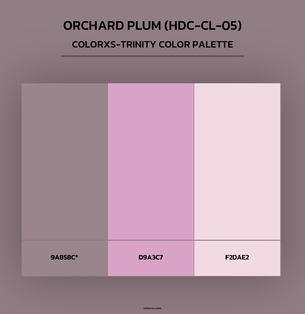 Orchard Plum (HDC-CL-05) - Colorxs Trinity Palette