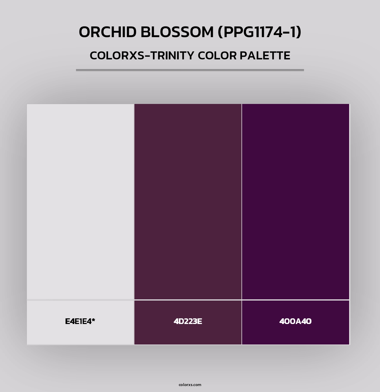 Orchid Blossom (PPG1174-1) - Colorxs Trinity Palette