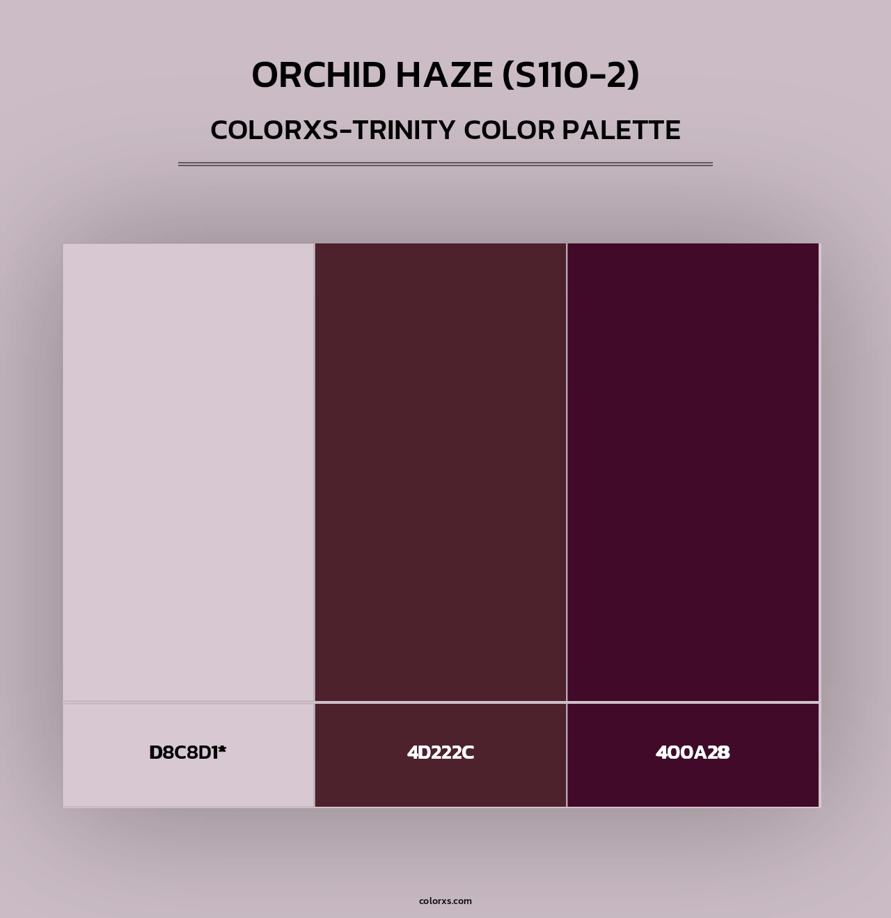 Orchid Haze (S110-2) - Colorxs Trinity Palette