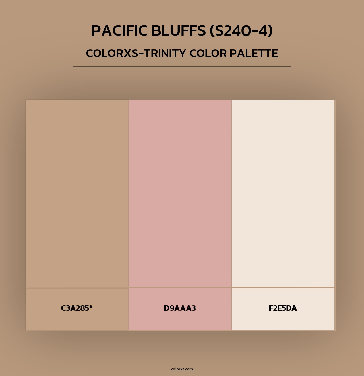 Pacific Bluffs (S240-4) - Colorxs Trinity Palette