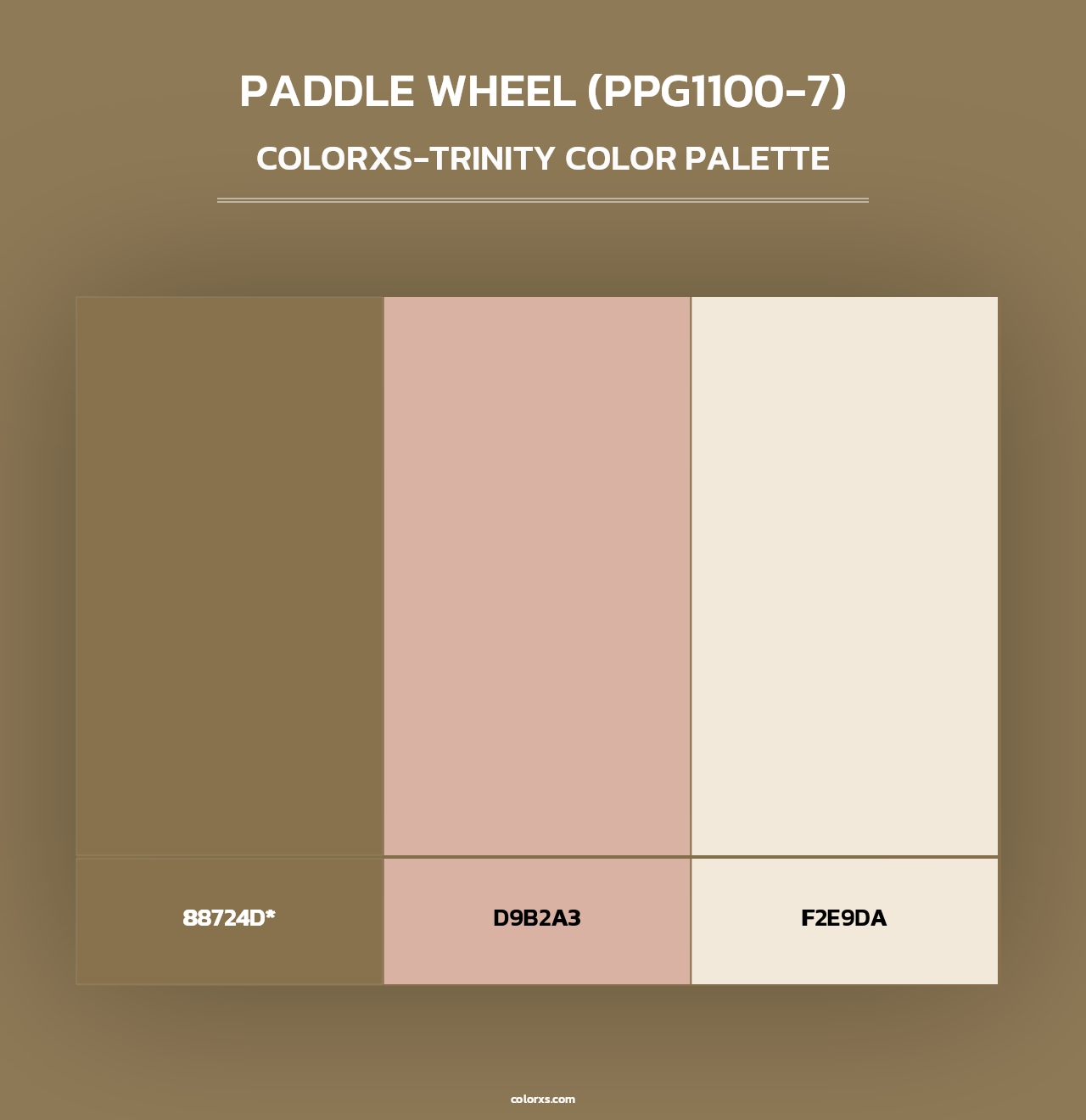 Paddle Wheel (PPG1100-7) - Colorxs Trinity Palette