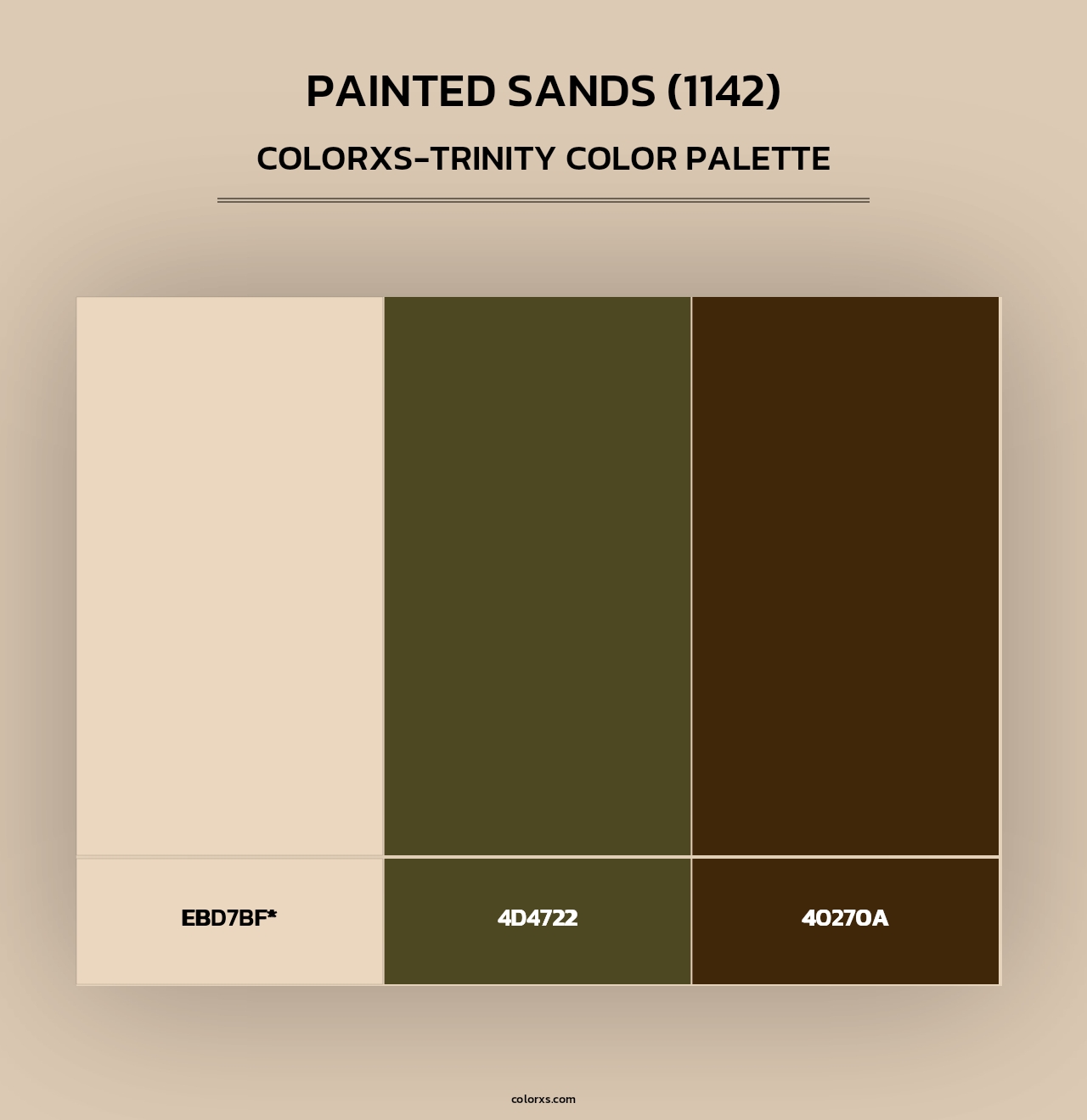 Painted Sands (1142) - Colorxs Trinity Palette