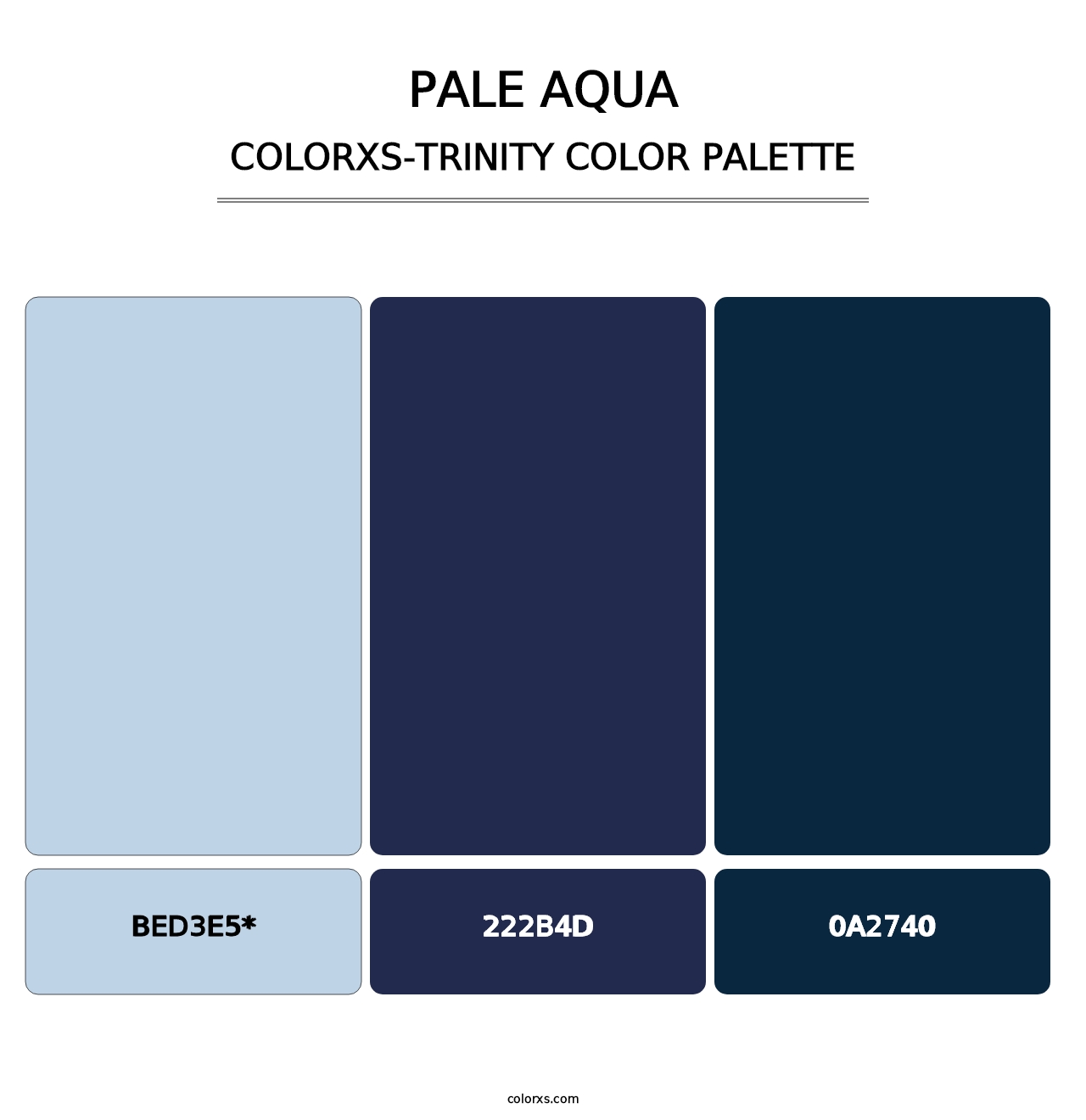 Pale Aqua - Colorxs Trinity Palette