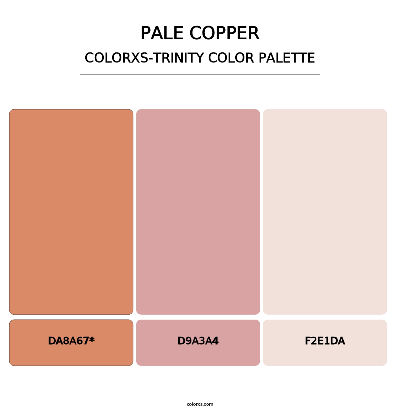 Pale Copper - Colorxs Trinity Palette