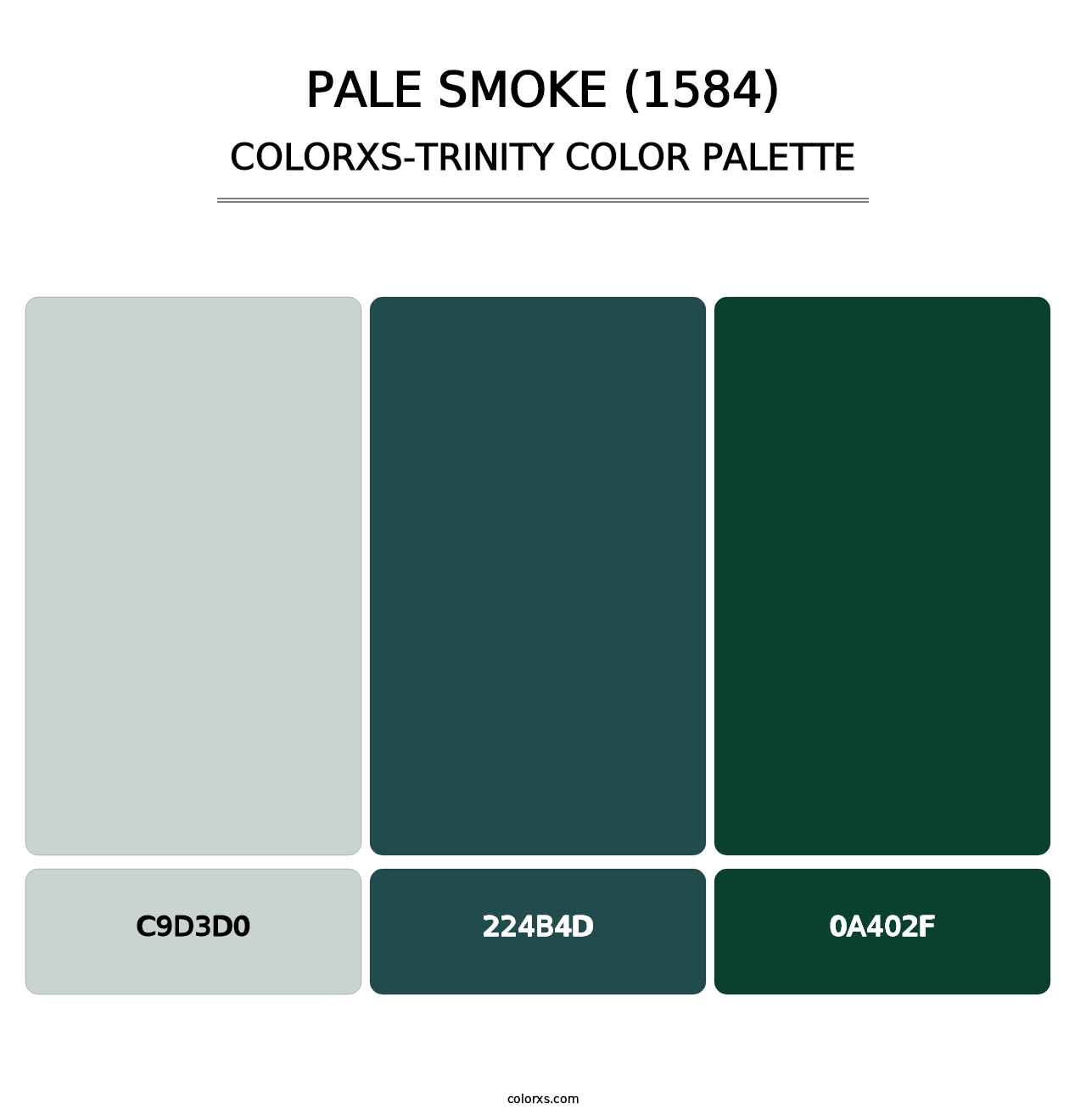 Pale Smoke (1584) - Colorxs Trinity Palette
