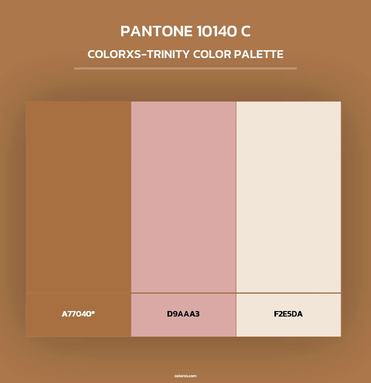 PANTONE 10140 C - Colorxs Trinity Palette