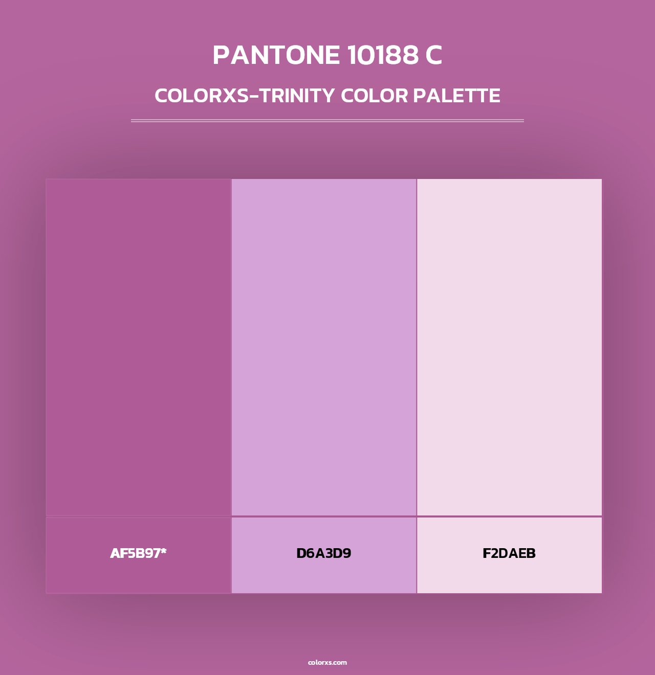 PANTONE 10188 C - Colorxs Trinity Palette