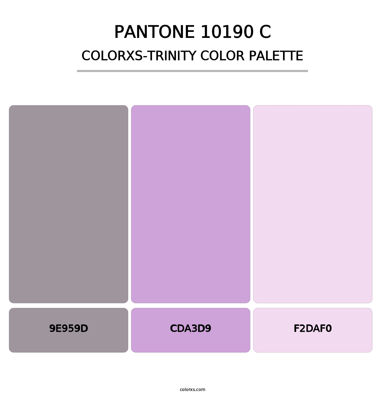 PANTONE 10190 C - Colorxs Trinity Palette