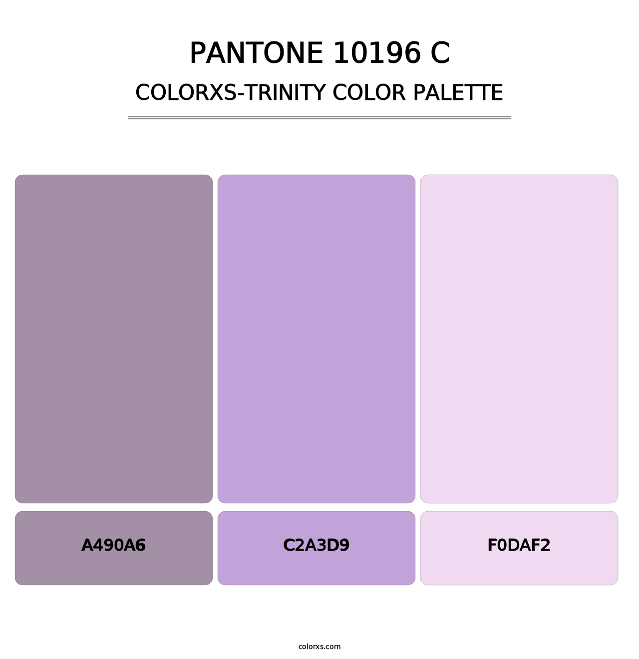 PANTONE 10196 C - Colorxs Trinity Palette