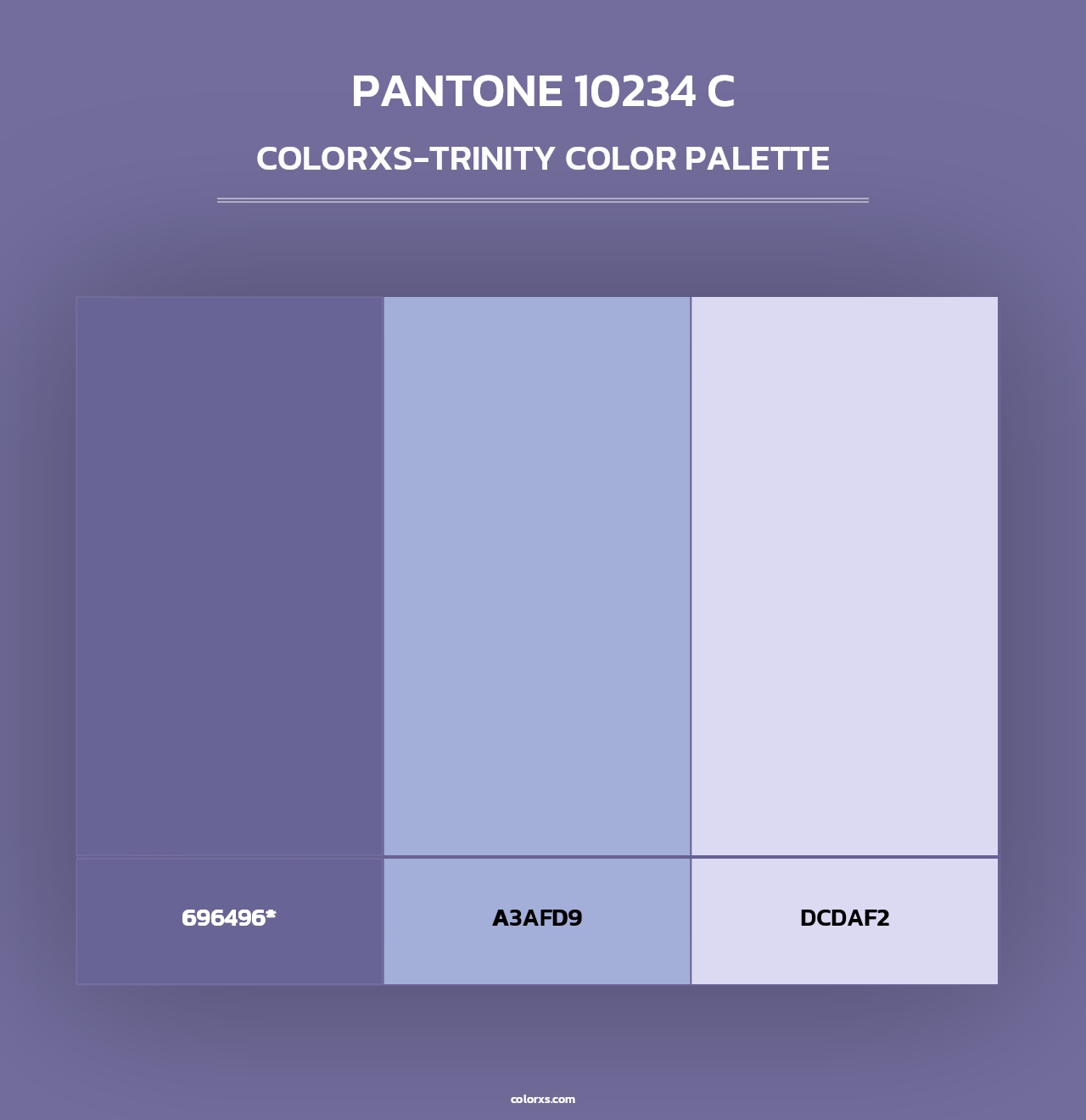 PANTONE 10234 C - Colorxs Trinity Palette