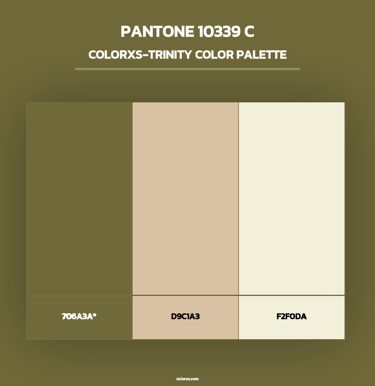 PANTONE 10339 C - Colorxs Trinity Palette