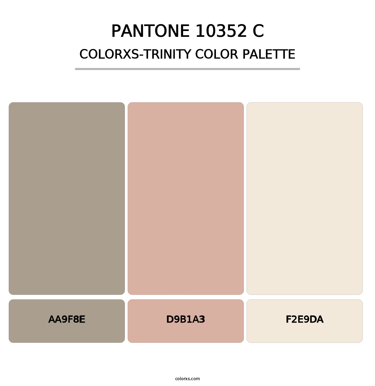 PANTONE 10352 C - Colorxs Trinity Palette
