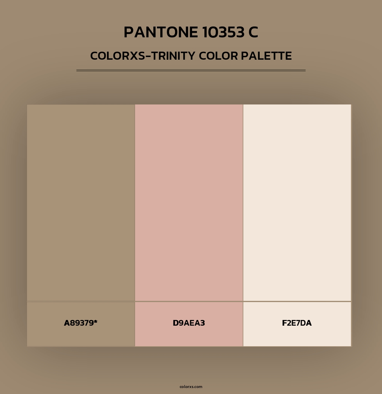 PANTONE 10353 C - Colorxs Trinity Palette