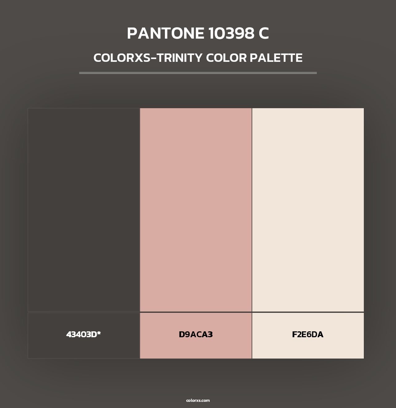 PANTONE 10398 C - Colorxs Trinity Palette