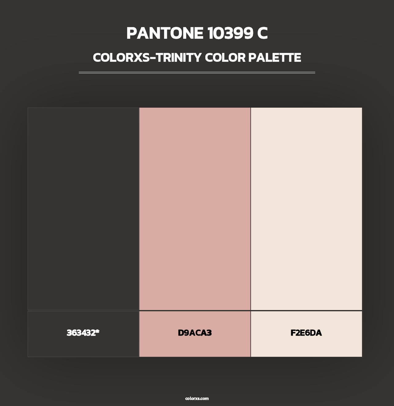 PANTONE 10399 C - Colorxs Trinity Palette