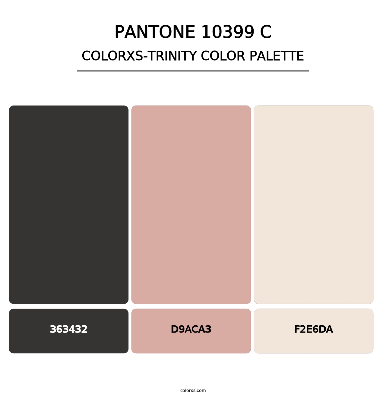 PANTONE 10399 C - Colorxs Trinity Palette